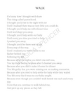Walk Poem
