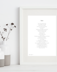 Rush Poem