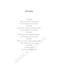 Oh Baby Poem