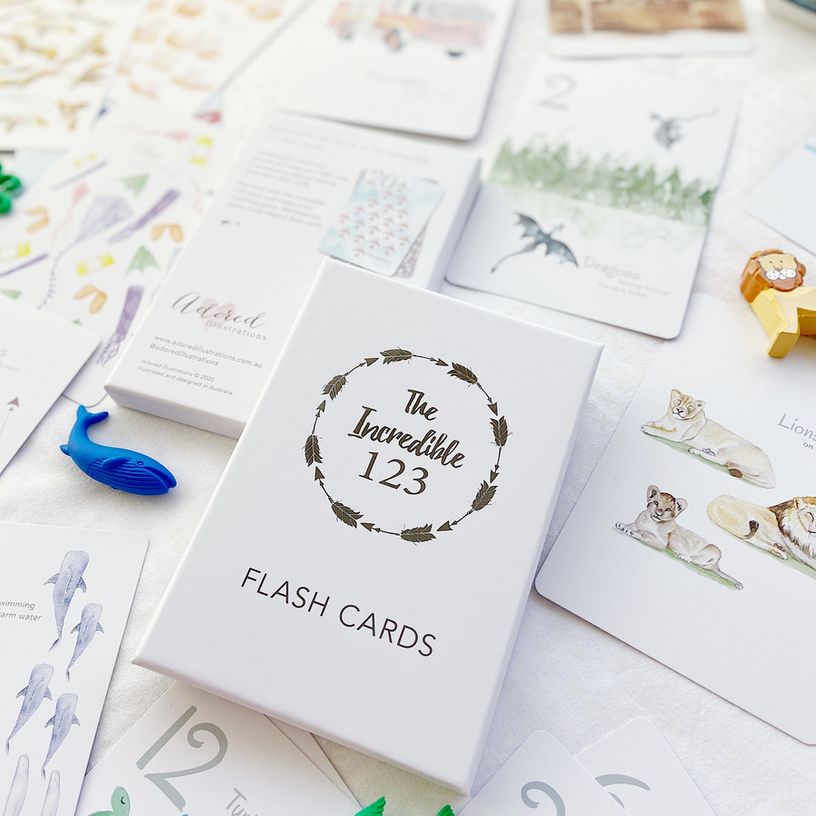 The Incredible 123 Flash Cards