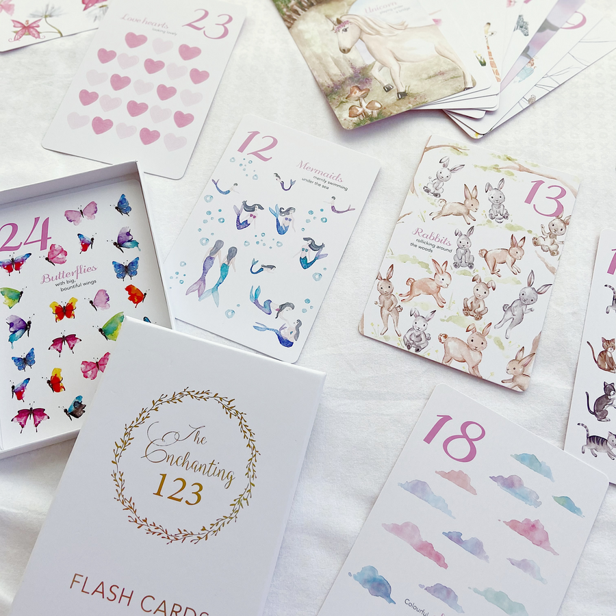 The Enchanting 123 Flash Cards - Seconds Sale (Damaged Stock)