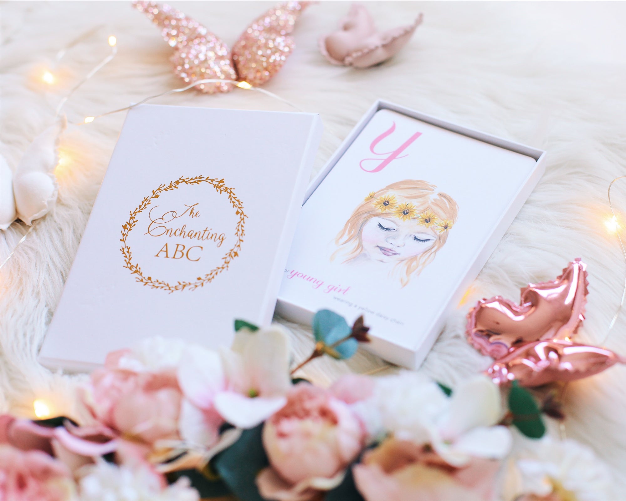 The Enchanting ABC Flash Cards beautiful abc kids book
