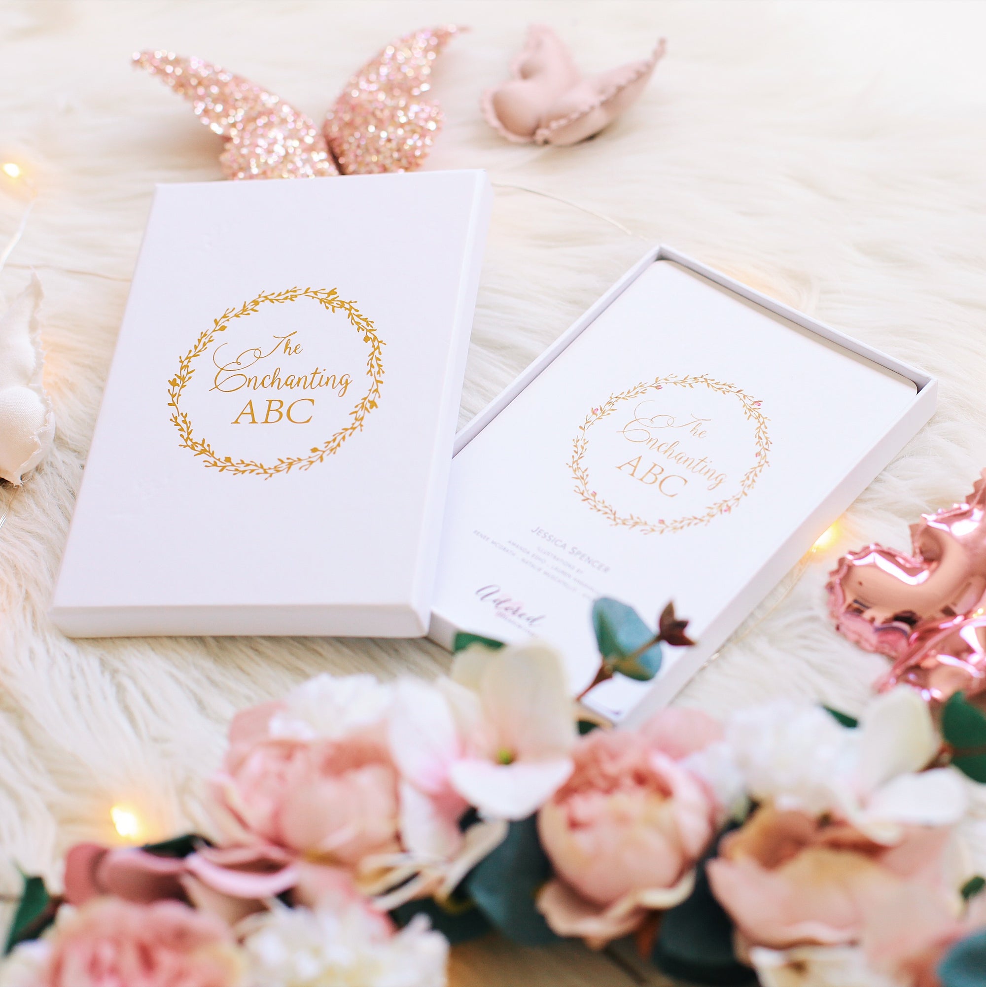 The Enchanting ABC Flash Cards beautiful abc kids book